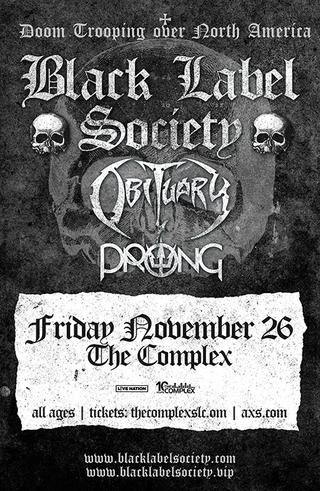 Black Label Society at The Complex