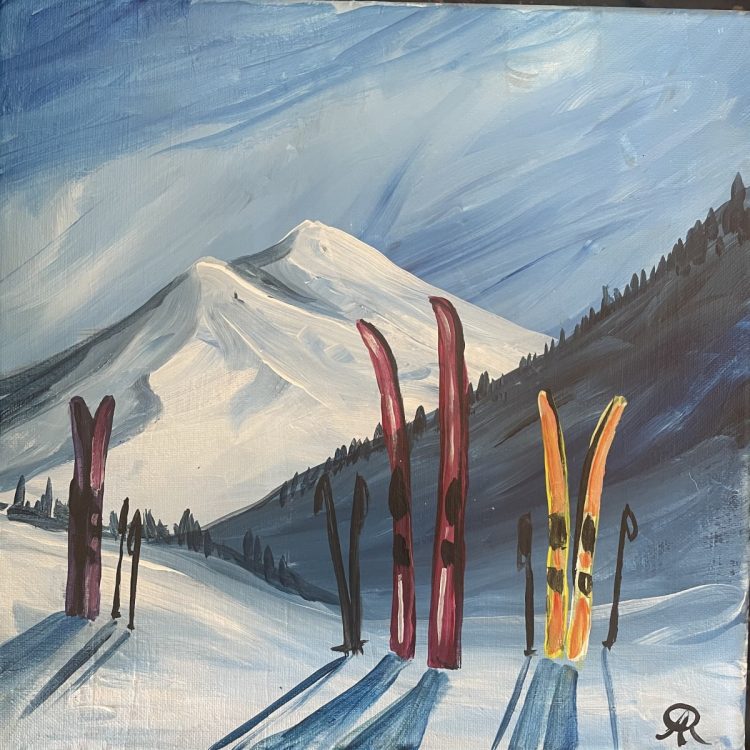 Paint on Tap at Beer Bar: Skis