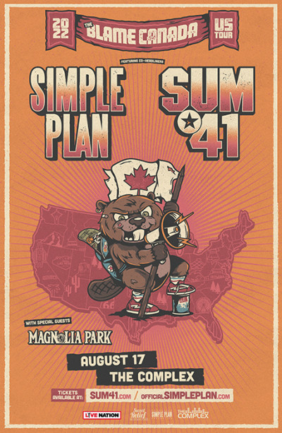 Simple Plan & Sum 41 live at The Complex!
