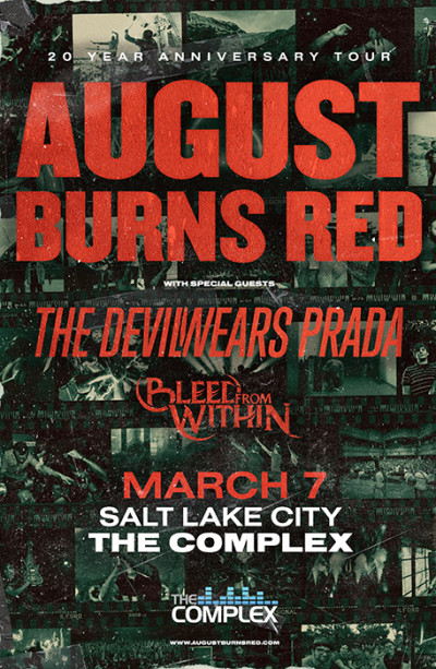 August Burns Red live at The Complex!